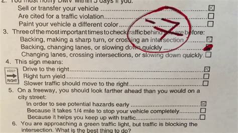 illinois driver's license practice test